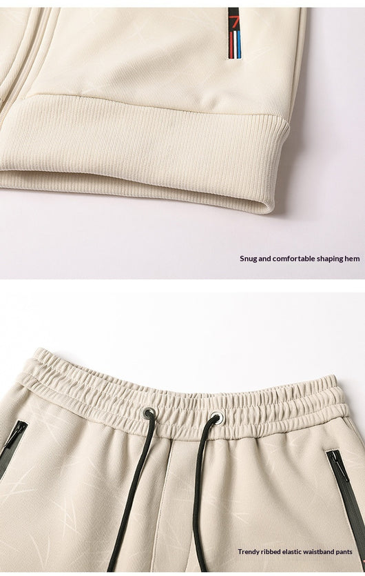 Conjunto Deportivo Casual de Dos Piezas con Cuello Alzado para Hombre - Image 22