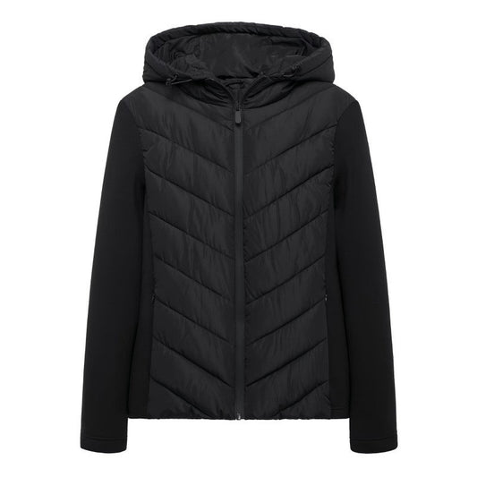 Abrigo Acolchado de Algodón con Cuello Alto