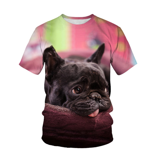 Playera Unisex con Estampado 3D de Perrito Adorable - Image 2