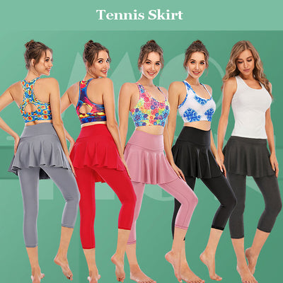 Pantalones Deportivos Dos Piezas Secado Rápido para Golf, Tenis, Patinaje y Gimnasia - Image 13
