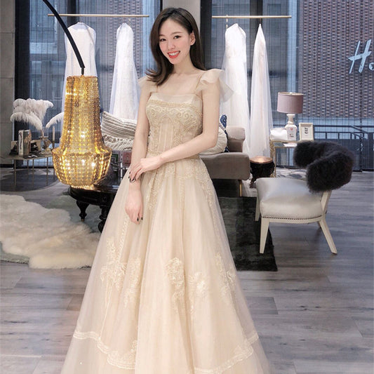 Vestido de Gala Elegante de Lujo Exclusivo para Mujer