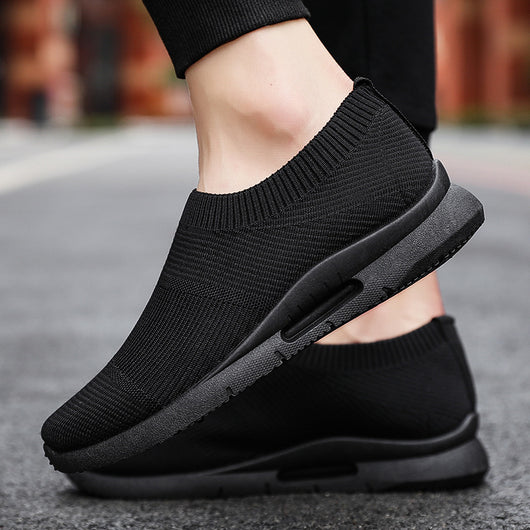 Tenis Deportivos Mesh Tejido Hombre - Sneakers Blancos y Negros Ligeros - Image 16