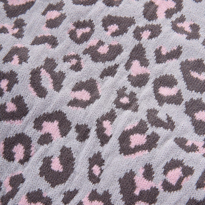 Suéter para Mascota Estampado Leopardo Rosa con Lazo - Image 8