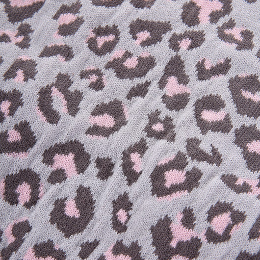 Suéter para Mascota Estampado Leopardo Rosa con Lazo - Image 8