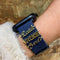 Pulsera de Reloj Personalizada con Placa de Acero Inoxidable y Letras Grabadas