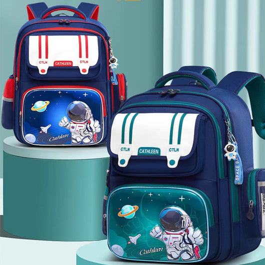 Mochila Escolar Impermeable y Ligera con Diseño Astronauta