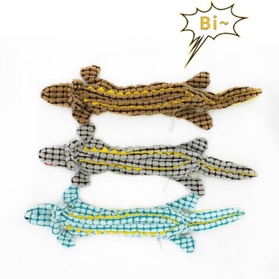 Juguetes para Perros Resistentes con Sonido - Diseños de Animales en Corduroy - Image 7