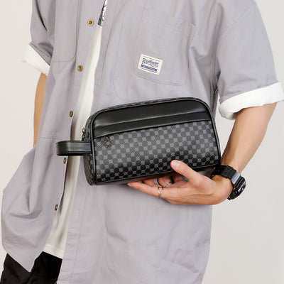 Cartera Vintage para Hombre con Estampado Artístico