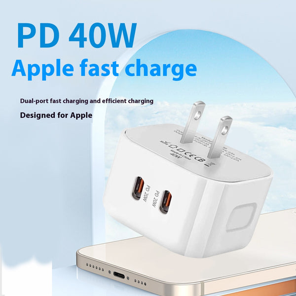 Cargador Rápido PD 40W Simple para el Hogar
