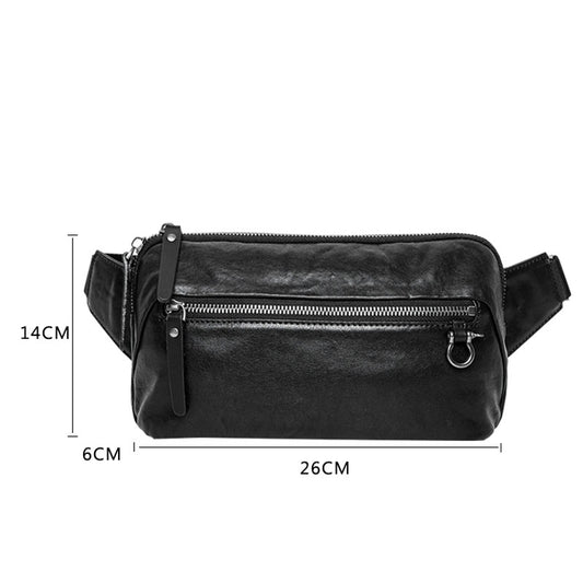 Cartera Multifuncional de Cuero Vacuno Vintage para Hombre - Image 2