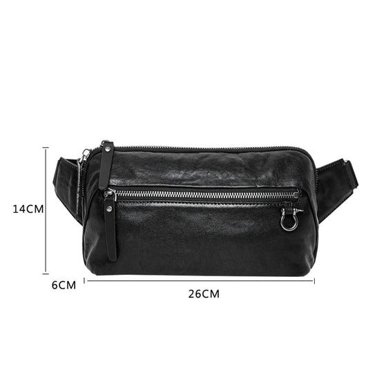 Cartera Multifuncional de Cuero Vacuno Vintage para Hombre - Image 2
