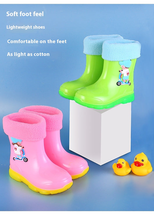Botas de Lluvia Impermeables Desmontables para Niños con Suela Antideslizante - Image 20
