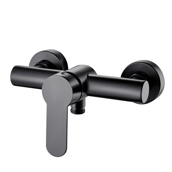 Grifo Mezclador de Baño Negro en Acero Inoxidable 304 con Válvula Termostática
