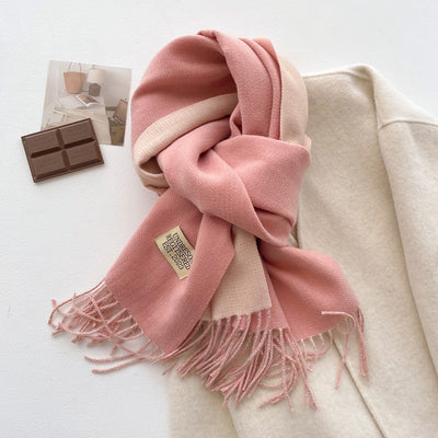 Pañuelo Reversible de Color Sólido para Mujer - Image 27
