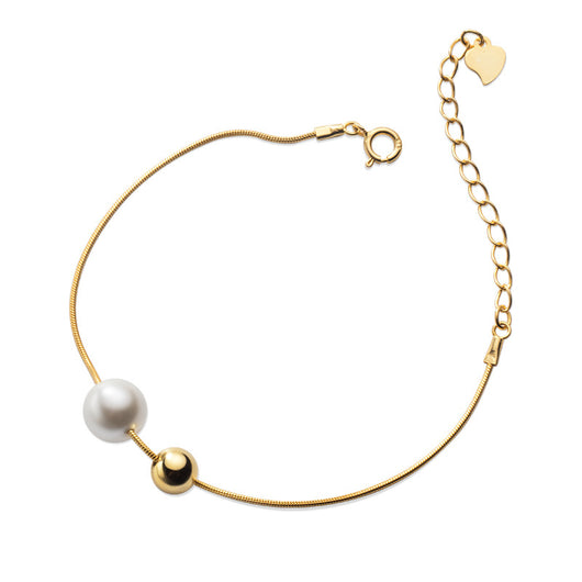Pulsera de Perlas Sintéticas en Plata S925 - Diseño Minimalista para Mujer - Image 4