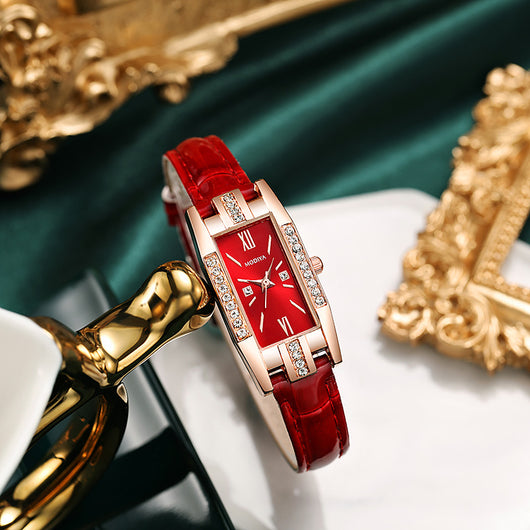 Reloj de Dama Elegante Estilo Británico con Correa de PU - Image 16