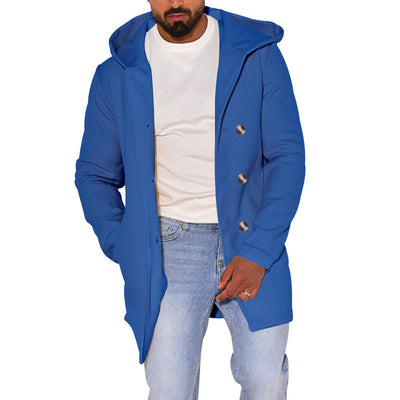 Abrigo de Lana Tipo Trench para Hombre - Image 17