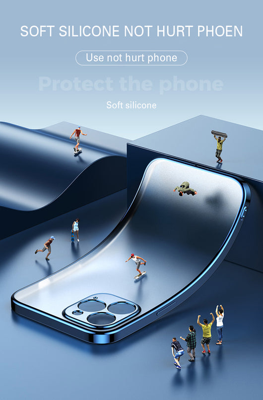 Funda Cuadrada con Acabado Mate Transparente y Placa de Lujo - Image 11