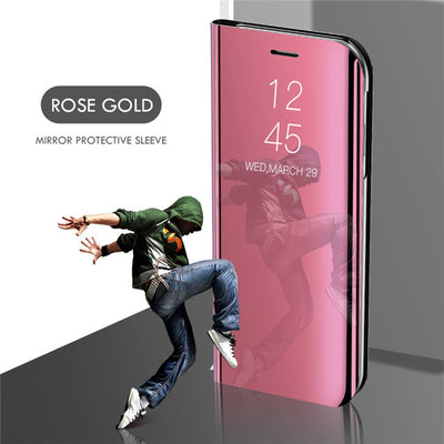 Funda de Cuero Espejo con Electroplating para Samsung Galaxy Note20 Ultra - Image 5