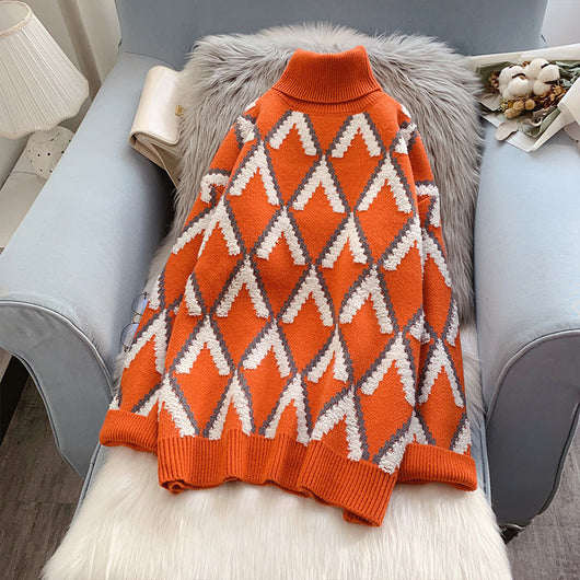 Suéter Holgado Retro Grueso - Pullover Tejido Cómodo - Image 4