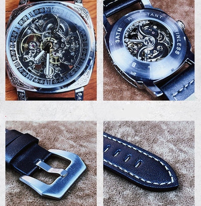 Reloj Mecánico Automático Calavera para Hombre - Image 11