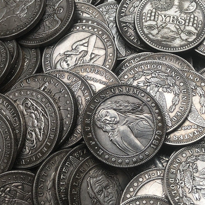 Monedas Artesanales de Plata Antigua 38MM - Image 11