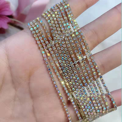Cadena de Diamantes de Pedrería para Joyería de Disfraz DIY - Image 6