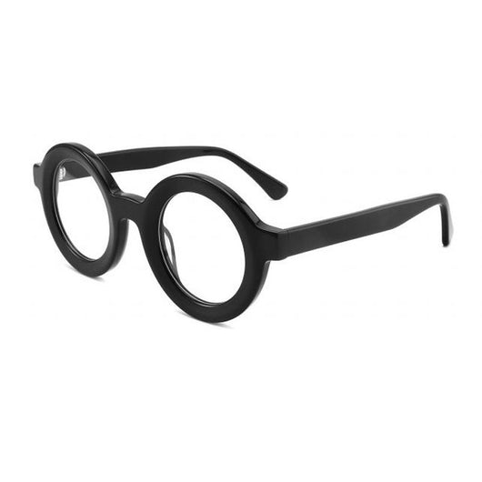 Gafas Redondas Personalizadas Estilo Retro - Marcos Gruesos Europeos y Americanos - Image 4