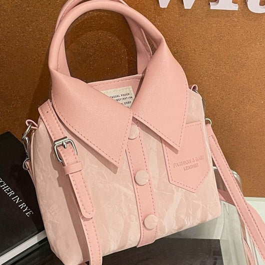 Bolso Mensajero Creativo para Mujer - Estilo Shirt - Image 5
