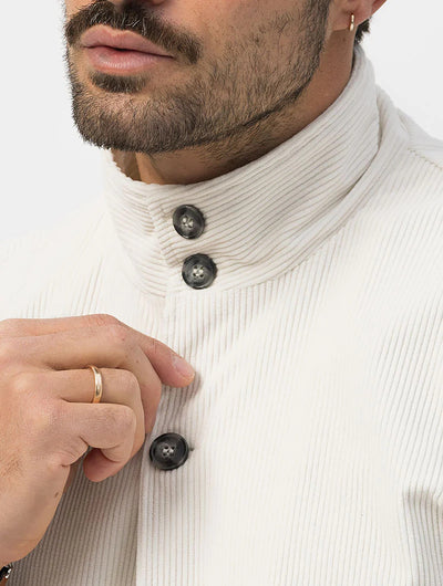 Chaqueta Larga de Manga Larga con Detalles a Contraste - Estilo Moderno - Image 11