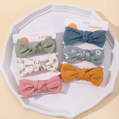 Set de 3 Diademas Infantiles con Moños Otoño - Image 16