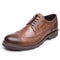 Zapatos Casuales de Cuero para Hombre con Cuña Plana y Movimiento Dinámico