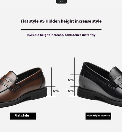 Zapatos de Cuero Premium con Alzada Invisible para Hombre - Elegancia y Confianza - Image 14