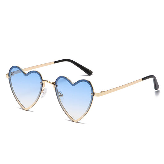 Gafas de Sol Decorativas con Diseño de Corazón Melocotón para Mujer - Image 16