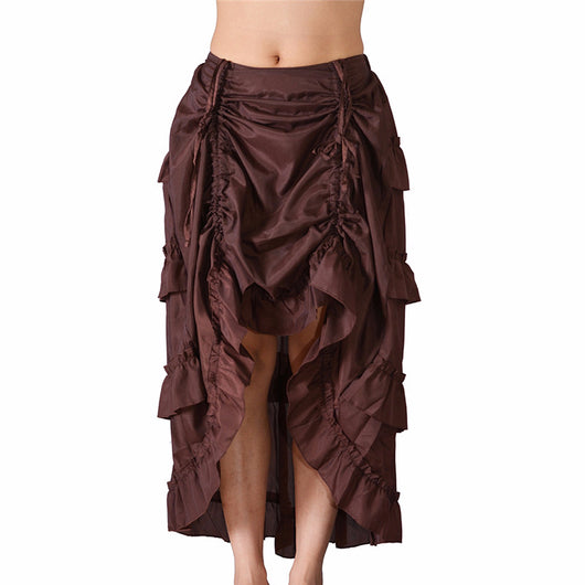 Falda Corset Irregular Piratas del Caribe - Estilo Gótico Corsé