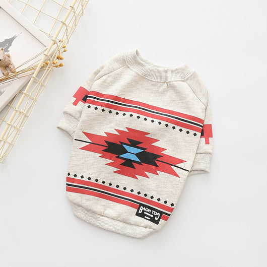 Ropa para Perros Pequeños de Algodón y Terciopelo con Estampado - Image 5