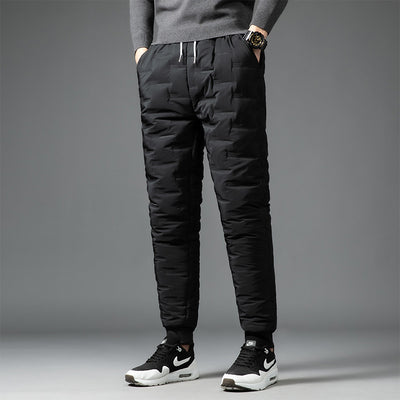 Pantalones Térmicos de Algodón Rellenos de Plumón para Hombre - Image 14