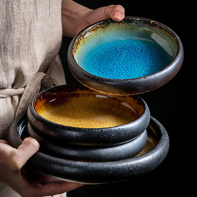 Plato de Cerámica Artesanal con Esmalte Agrietado - Image 20