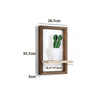 Marco Fotográfico de Madera para Pared con Almacenamiento Aromaterápico - Image 12