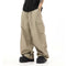Pantalones Cargo Sueltos Vintage Arrugados Multi-bolsillo