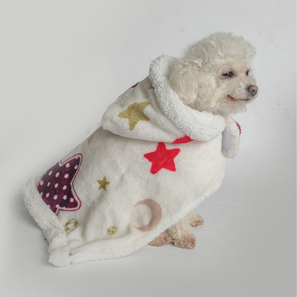Pijama Capa Térmica de Polar para Mascotas - Abrigo Portátil