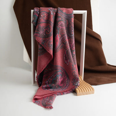 Bufanda Étnica Estampado Paisley en Cashmira Artificial - Image 5