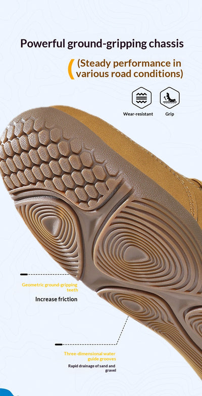 Botas de Senderismo de Cuero Premium con Puntera Ancha para Hombre - Image 16
