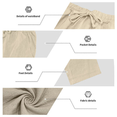Conjunto de Pantalón y Camiseta Henley Suelta Transpirable para Hombre - Ropa de Playa Casual - Image 37
