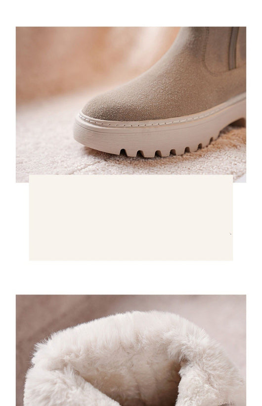 Botas Cortas Acolchadas con Suela Elevada y Forro Grueso - Image 12