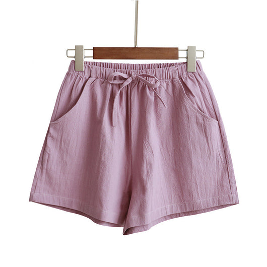 Shorts de Algodón y Lino para Mujer - Image 9