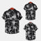 Camisas Casuales de Manga Corta con Rayas para Hombre