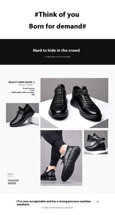 Zapatos Casuales de Negocios Británicos Suave para Hombre - Image 8