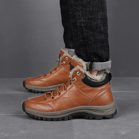 Botas de Invierno para Hombre en Cuero Premium con Forro Térmico - Image 21