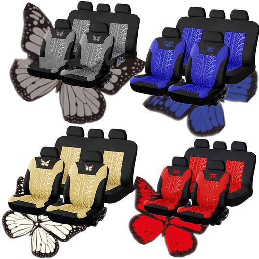 Funda Universal para Asientos de Auto Mariposa - Tela Resistente, Lavable y Antidecoloración - Image 2